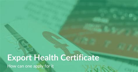 Scotland: professionals who can certify export health certificates.
